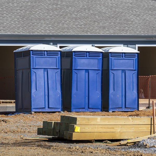 are there any restrictions on where i can place the porta potties during my rental period in Elrod AL